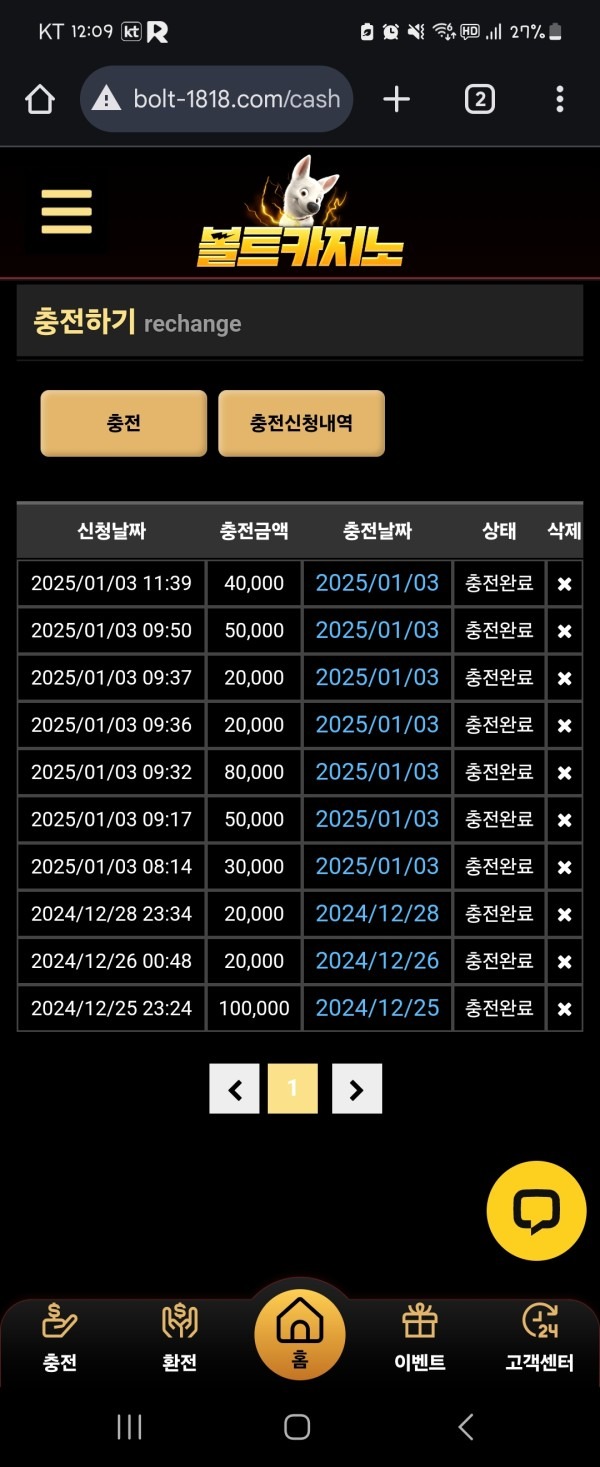 볼트카지노 후기