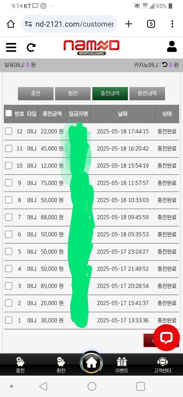 네임드 카지노 신규가입이후 후기
