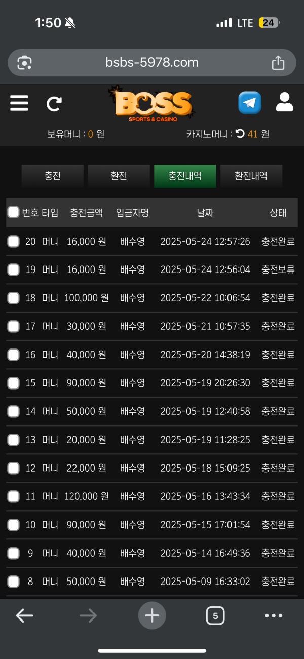 보스사이트 후기