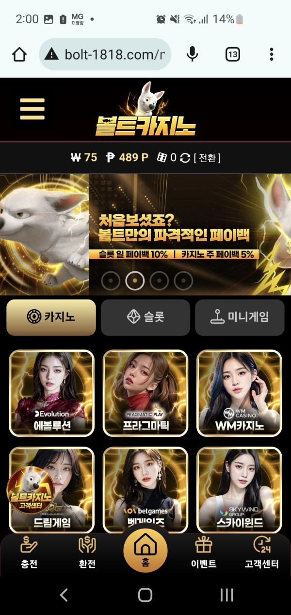 볼트카지노 후기