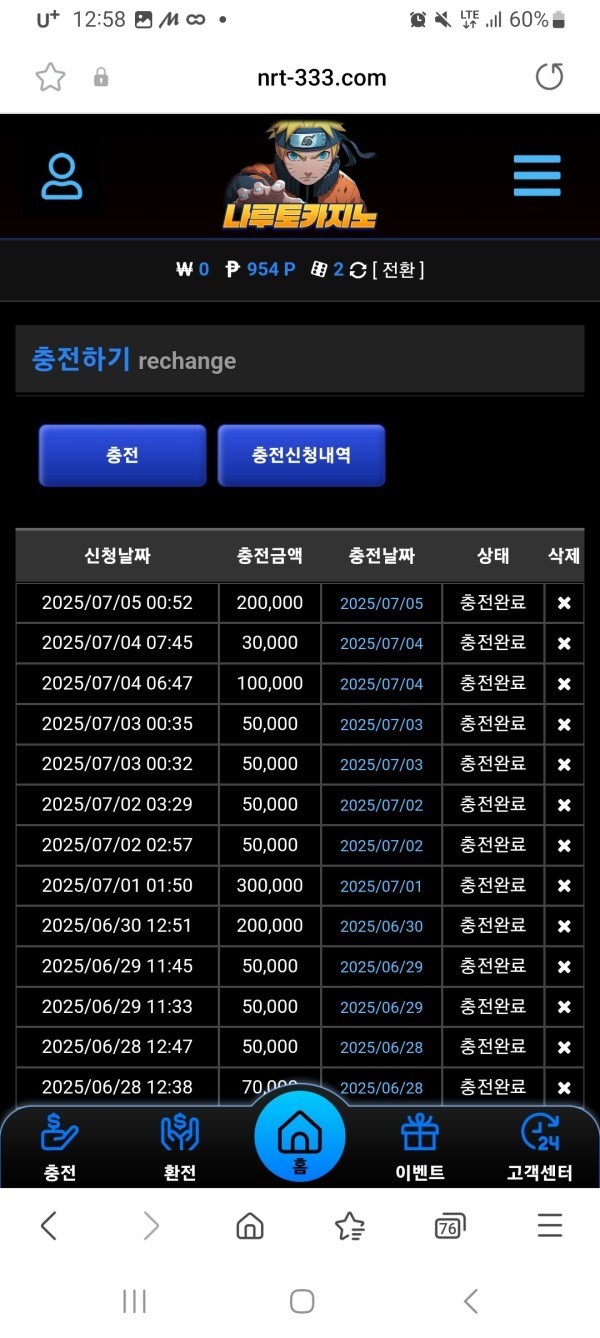 나루토카지노후기입니다 ㅎㅎ