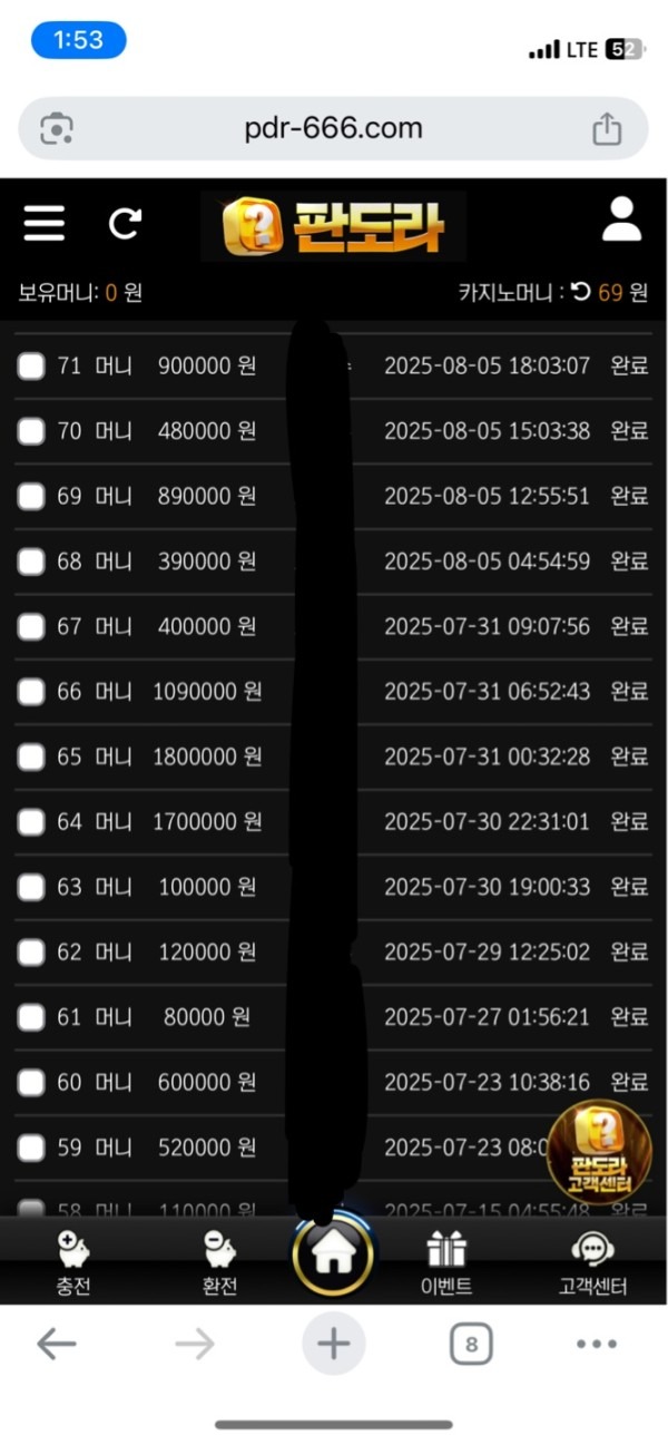 판도라 후기 6주년