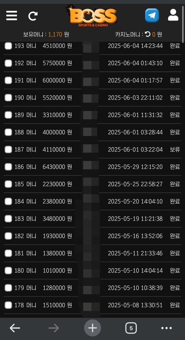 그냥 보스 쓰세요 환전할 때 금액 커져서 걱정하지말고