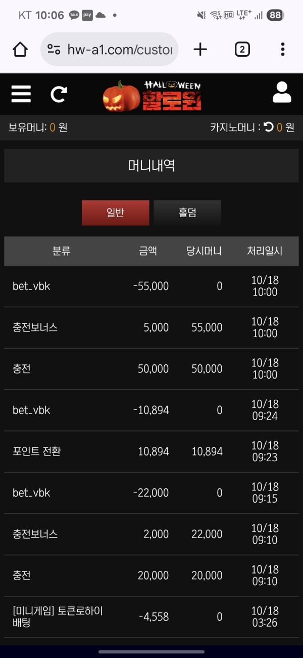 하하 오늘 재밋네요 할로윈