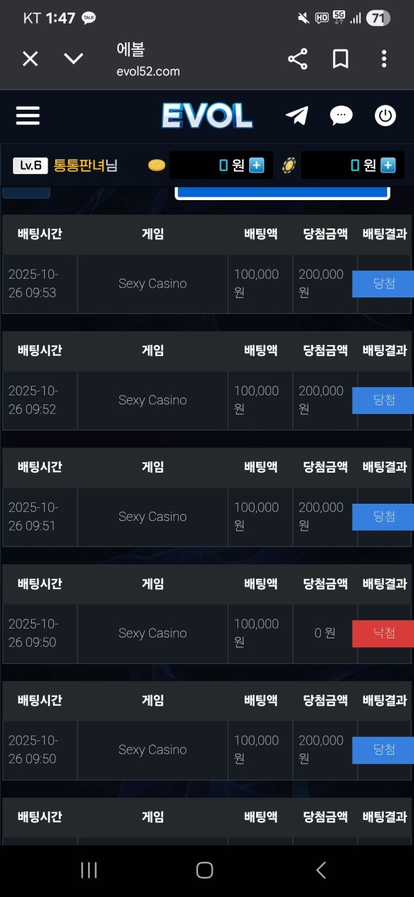 에볼 사이트 후기