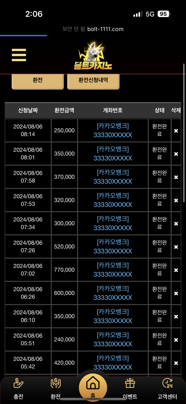 볼트카지노 후기