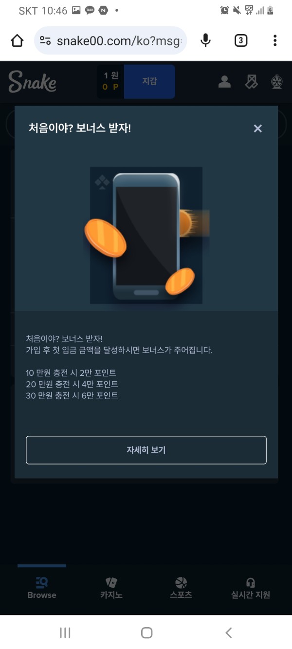 스네이크 후기