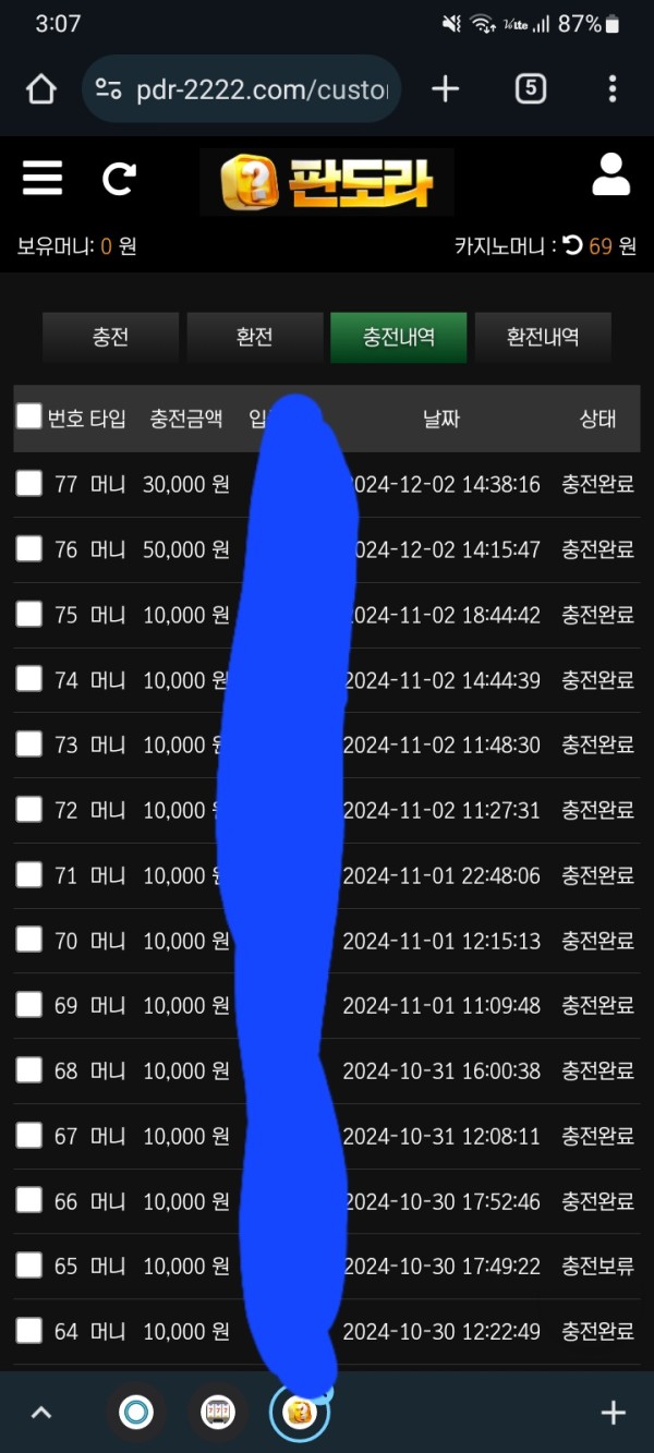 판도라 이용 후기