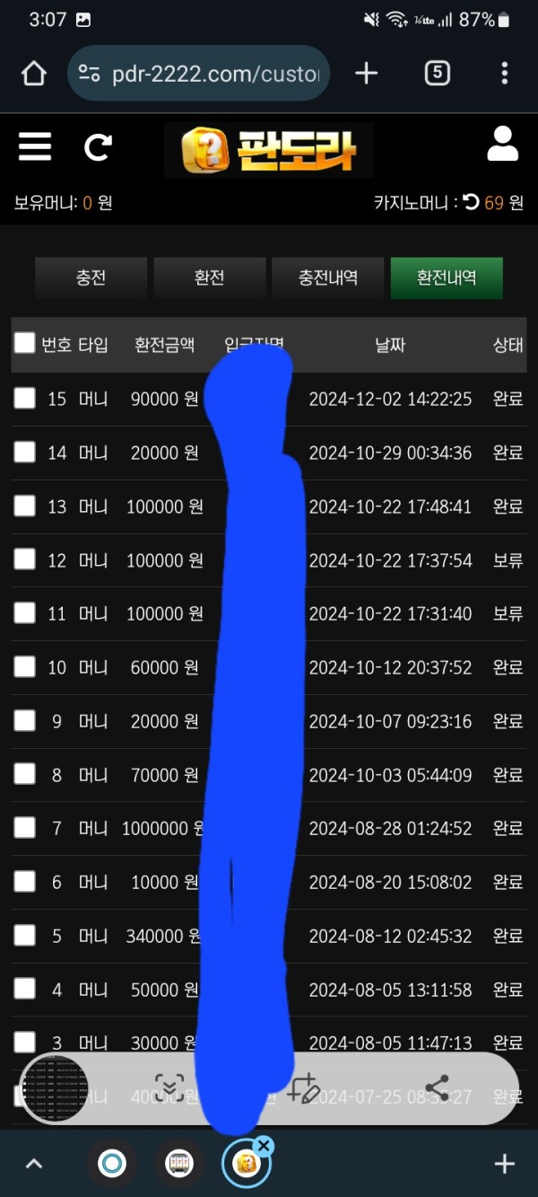 판도라 이용 후기