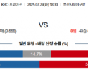 7월 29일 KBO 롯데 vs NC