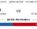 8월 11일 NPB 히로카프 vs 한신