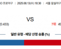 8월 13일 KBO 두산 vs NC