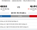 8월 14일 코파리베르타도레 세로포르 vs 에스투디