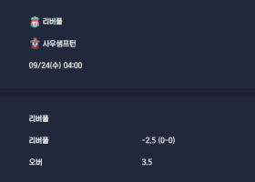 2025-09-24 [EFL Cup] 리버풀 VS 사우샘프턴 분석