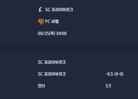 2025-09-25 [UEFA Europa League] SC 프라이부르크 VS FC 바젤 분석