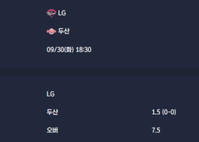 2025-09-30 [KBO] LG VS 두산 분석