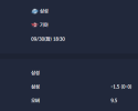 2025-09-30 [KBO] 삼성 VS 기아 분석