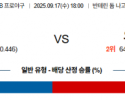 9월 17일 NPB 주니치 vs 요코베이