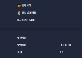 2025-09-30 [LaLiga] 발렌시아 VS 레알 오비에도 분석