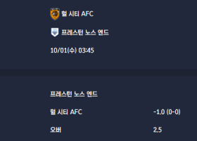 2025-10-01 [The Championship] 헐 시티 AFC VS 프레스턴 노스 엔드 분석