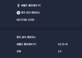 2025-09-27 [The Championship] 셰필드 웬즈데이 FC VS 퀸즈 파크 레인저스 분석