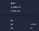 2025-10-25 [Premier League] 첼시 VS 선덜랜드 AFC 분석