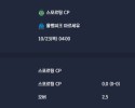2025-10-23 [UEFA Champions League] 스포르팅 CP VS 올랭피크 마르세유 분석