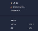 2025-10-23 [NBA] 뉴욕 닉스 VS 클리블랜드 캐벌리언스 분석