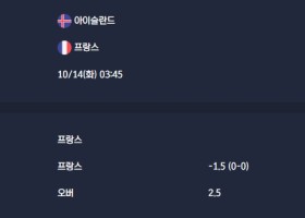 2025-10-14 [World Cup 2026 Qualification Europe] 아이슬란드 VS 프랑스 분석
