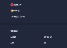 2025-10-15 [Friendlies National Teams] 알바니아 VS 요르단 분석