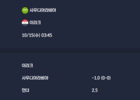 2025-10-15 [2026 FIFA World Cup AFC Qualifiers] 사우디아라비아 VS 이라크 분석