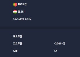 2025-10-15 [World Cup 2026 Qualification Europe] 포르투갈 VS 헝가리 분석