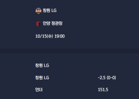 2025-10-15 [Korean Basketball League] 창원 LG VS 안양 정관장 분석