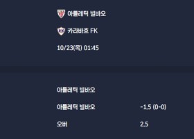 2025-10-23 [UEFA Champions League] 아틀레틱 빌바오 VS 카라바흐 FK 분석