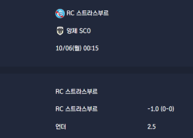 2025-10-06 [Ligue 1] RC 스트라스부르 VS 앙제 SCO 분석