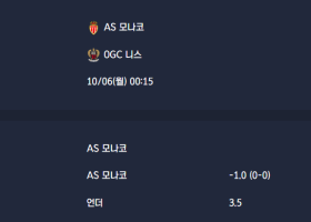2025-10-06 [Ligue 1] AS 모나코 VS OGC 니스 분석