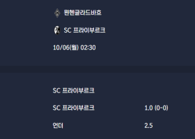 2025-10-06 [Bundesliga] 묀헨글라드바흐 VS SC 프라이부르크 분석