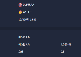 2025-10-02 [AFC Champions League Two] 이스턴 AA VS 남딘 FC 분석