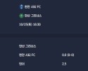 2025-10-25 [K2 League] 천안 시티 FC VS 안산 그리너스 분석