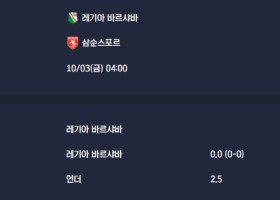 2025-10-03 [UEFA Conference League] 레기아 바르샤바 VS 삼순스포르 분석