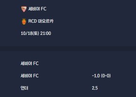 2025-10-18 [LaLiga] 세비야 FC VS RCD 마요르카 분석
