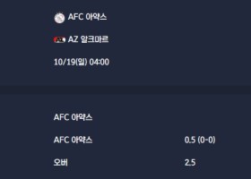 2025-10-19 [Eredivisie] AFC 아약스 VS AZ 알크마르 분석