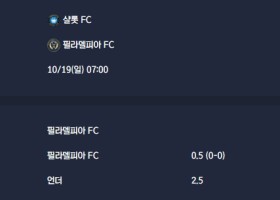 2025-10-19 [Major League Soccer] 샬롯 FC VS 필라델피아 FC 분석