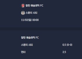 2025-11-02 [The Championship] 찰턴 애슬레틱 FC VS 스완지 시티 분석