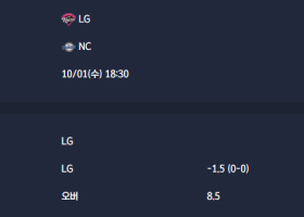 2025-10-01 [KBO] LG VS NC 분석
