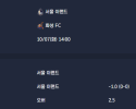 2025-10-07 [K2 League] 서울 이랜드 VS 화성 FC 분석