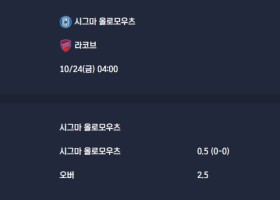 2025-10-24 [UEFA Conference League] 시그마 올로모우츠 VS 라코브 분석