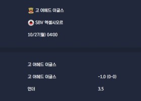 2025-10-27 [Eredivisie] 고 어헤드 이글스 VS SBV 엑셀시오르 분석
