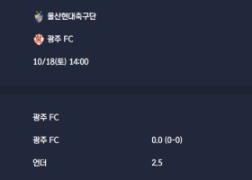 2025-10-18 [K League Classic] 울산현대축구단 VS 광주 FC 분석