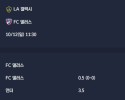 2025-10-12 [Major League Soccer] LA 갤럭시 VS FC 댈러스 분석